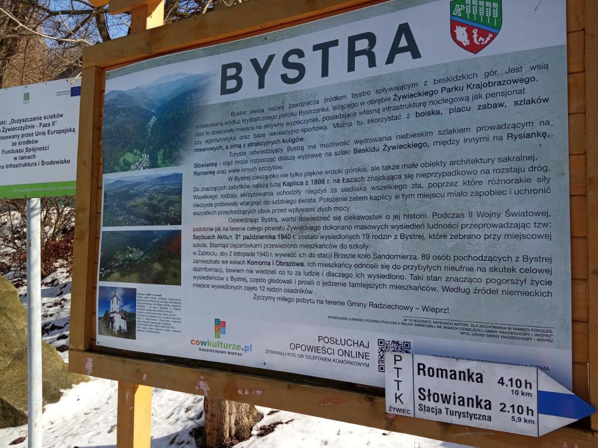 Dom W Gorach Przy Szlaku Villa Bystra  Kültér fotó