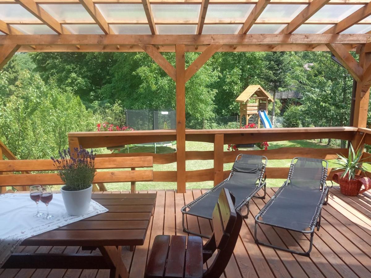 Dom W Gorach Przy Szlaku Villa Bystra  Kültér fotó